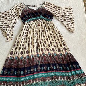 NWT J Gee boho style sz XL maxi dress